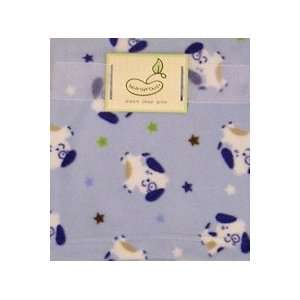  Micro Polar Blanket Blue Dog Baby