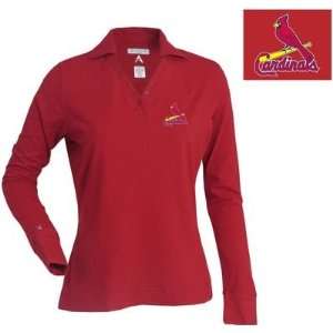  St. Louis Cardinals Womens Fortune Polo by Antigua   Dark 