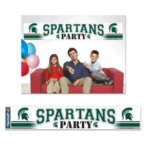 Michigan State Spartans MSU NCAA Party Banner  Sports 