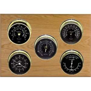 Maximum Professional 5 Instrument Weather Station Black Dial with 