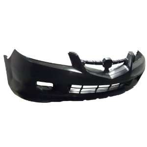   TY1 Acura MDX Primed Black Replacement Front Bumper Cover Automotive