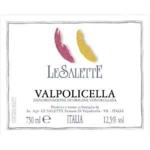    2010 Le Salette Valpolicella Doc 750ml Grocery & Gourmet Food