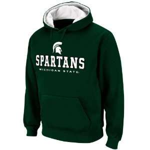  Michigan State Spartans Green Sentinel Pullover Hoodie 