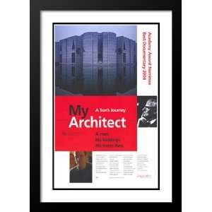  My Architect 20x26 Framed and Double Matted Movie Poster 