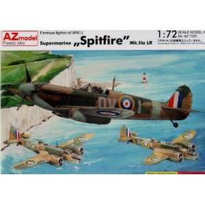   Spitfire Mk IIa LR WWII Fighter (Plastic Models) Toys & Games