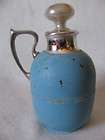 vintage manning bowman co blue thermos with glass liner expedited