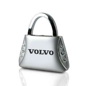  Volvo Clear Crystals Purse Shape Key Chain, Key Ring Automotive