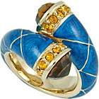 Michelle Monroe Blue Twist Ring Size 7 $46.00