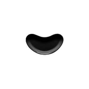   Black Melamine 8 3/4 Curved Side Dish   SD 07 BK