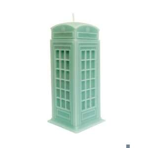  Phone Booth Candle   Mint