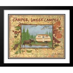   and Double Matted Print 20x23 Camper Sweet Camper