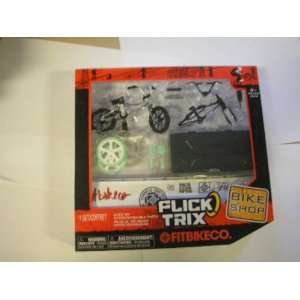  Flick Trix Bike Shop Fitbike Silver and Black Toys 