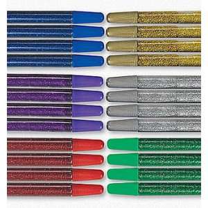  Premium Jeweltone Glitter Glue Pens   Basic School Supplies & Glue 