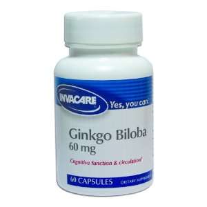  Invacare® Ginkgo Biloba 60 mg (Standard Extract) Capsule 