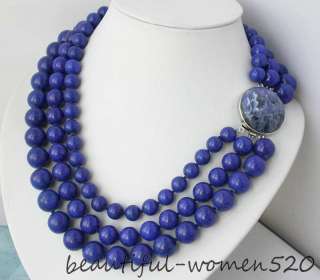   lapis lazuli bead necklace i starting so low price i believe best item