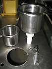 ice cream scooper rinse sink insert for stainless steel table