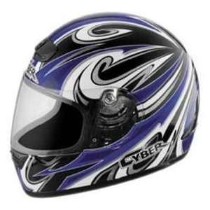    Cyber Helmets US 91 BLU_BLK XS MOTORCYCLE HELMETS Automotive