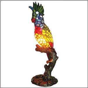  Parrot Stained Glass Accent Lamp
