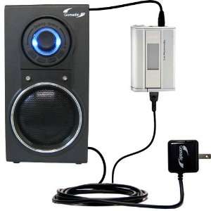   Speaker with Dual charger also charges the Samsung Yepp YP 35H 