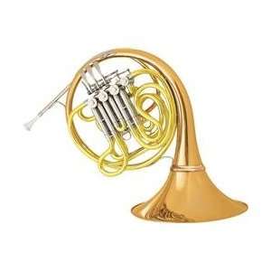   Double Horn (Lacquer Screw Yellow Brass Bell) Musical Instruments