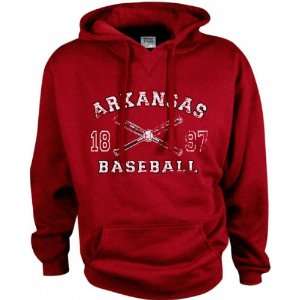  Arkansas Razorbacks Legacy Baseball Hooded Sweatshirt 