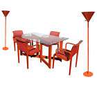 Vintage Chromcraft Dining Extension Table & (6) Chairs  