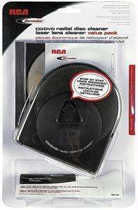 RCA CD/DVD Radial Disc / Laser Lens Cleaner Value Pack  