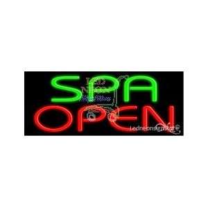 Spa Open Neon Sign 13 inch tall x 32 inch wide x 3.5 inch 