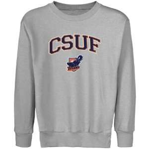  NCAA Cal State Fullerton Titans Youth Ash Logo Arch 
