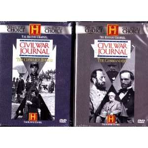 Civil War Journel 2 Box Set Collection  The Commanders , the Conflict 