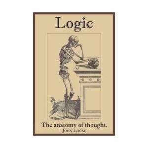  Logic   The Anatomy of Thought 12x18 Giclee on canvas 