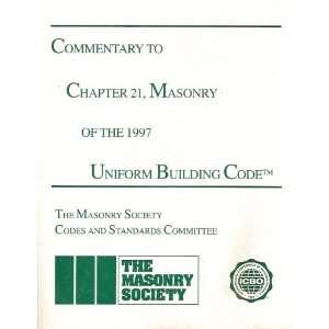   the 1997 Uniform Building Code (9781929081080) Masonry Society Books