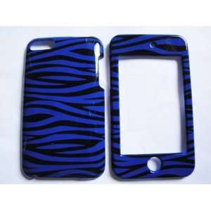  Ipod Touch 2nd 3rd Generation Zebra Blue Black Design Case 