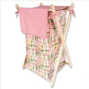 Hamper Set   Nantucket Pink   Wood Frame (# 105999) And 