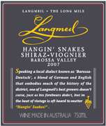 Langmeil Hangin Snakes Shiraz Viognier 2007 