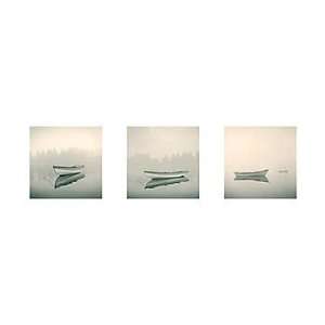   Morning Triptych   Poster by Michael Kahn (36 x 12)