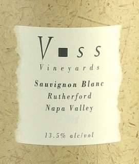 Voss Vineyards Napa Valley Sauvignon Blanc 2005 