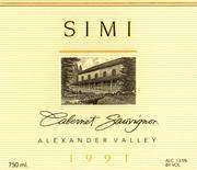 Simi Alexander Valley Cabernet Sauvignon 1996 