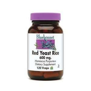  Bluebonnet Red Yeast Rice 600 mg   120 Vcaps Health 