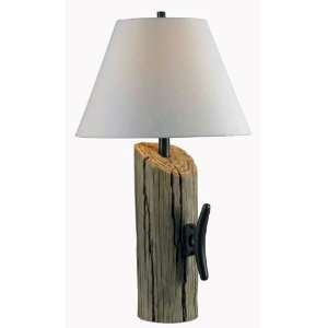   Cole 1 Light Table Lamp in Wood Grain   KH 32055WDG