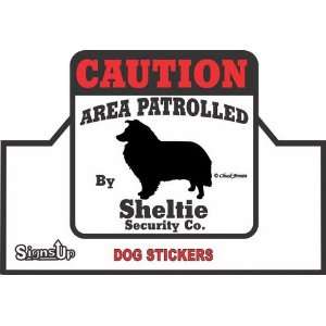  Sheltie Caution Sticker