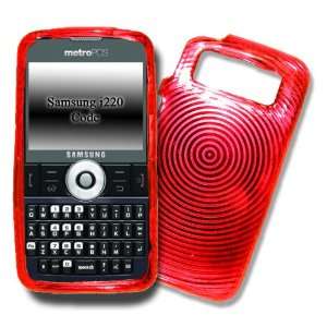 Samsung Code I220 / Exec I225 RED TPU Candy Skin Case / Semi Hard 