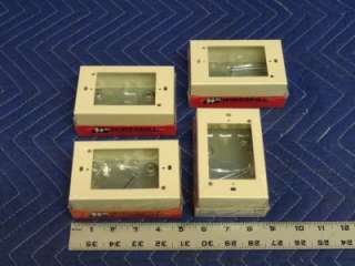 Lot of 4 Wiremold V5748 Switch & Receptacle Box X21  
