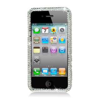   iPhone 4/CDMA/4S Luxury Swarosky Diamond Cover Case WATERFALL GREEN