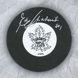  Ed Chadwick Toronto Maple Leafs Autographed/Hand Signed Hockey 