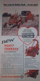 1956 Allis Chalmers Tractor Forage Harvester AD  