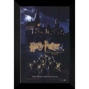   Potter Sorcerers Stone 27x40 FRAMED Movie Poster
