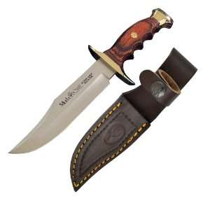  Muela Bowie Fixed Blade Knife 11.75 Inch Wood with Brass 