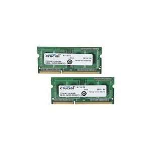  Crucial 4GB (2 x 2GB) 204 Pin DDR3 SO DIMM DDR3 1333 (PC3 