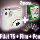   Instax Mini 7S White Polaroid Camera + 20Film + Polaroid Miffy Pen